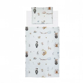 Textil posteljina za krevetac za dečake Retro Mede