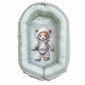 Textil Teddy gnezdo za bebe Mint