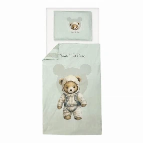 Textil Teddy posteljina za krevetac 3u1 Mint