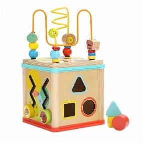 Top Bright drvena igračka Activity kocke 5u1