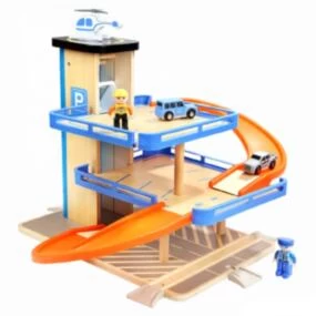 Top Bright drvena igračka za decu Garaža