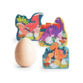 Top Bright drvena igračka Slagalica Dinosaurusi