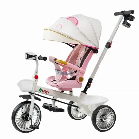 Tricikl za decu sa rotirajućem sedištem 4003 Roze