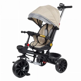 Tricikl za decu sa rotrajućem sedištem SM-25204 Beige, 12m+