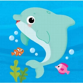 Vulkančić Knjižice za kupanje, Delfinko