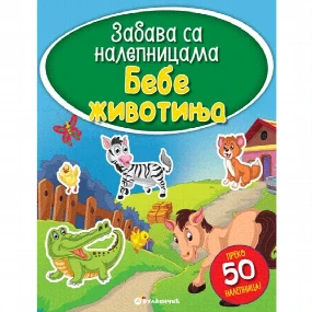 Vulkančić Zabava sa nalepnicama Bebe životinja